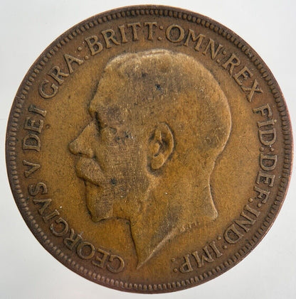 1922 George V One Penny Coin | Fine Collectable Grade