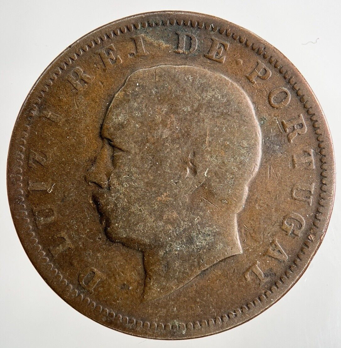 1883 Portugal XX 20 Reis Coin | Collectable Grade