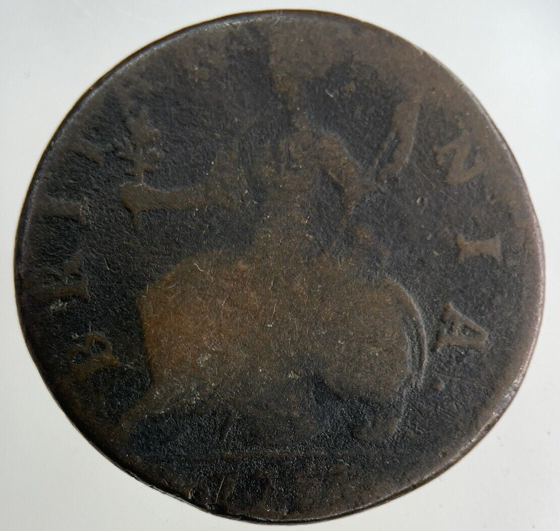 1752 George II 2nd Half-Penny Coin | Collectable Grade