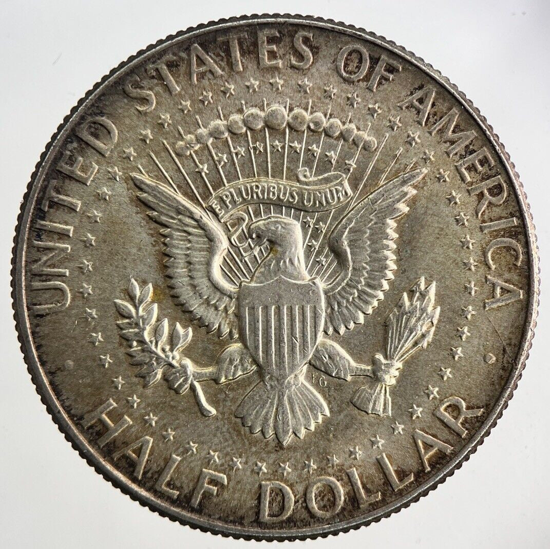 1968 - D US USA Kennedy Silver Half Dollar Coin | Very High Grade