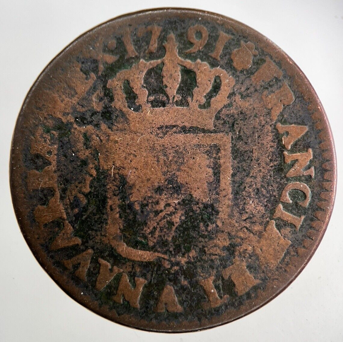 1791 France 1 Sol Coin | Collectable Grade