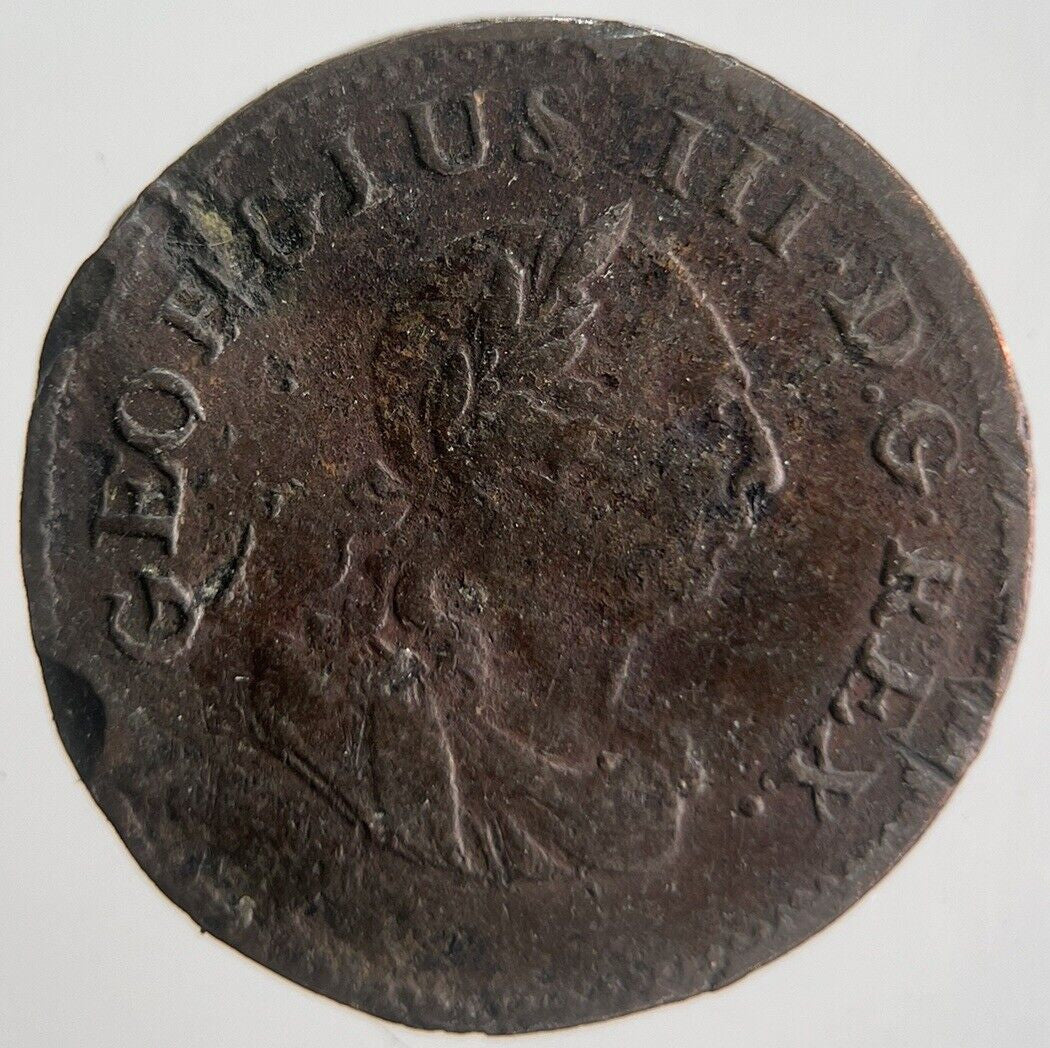 1806 George III Irish Hibernia Farthing Coin | Fine Collectable Grade | a4521