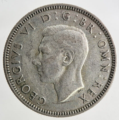 1945 George VI One Shilling Silver Coin | Fine Collectable Grade