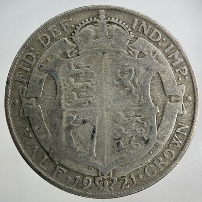 1921 George V Half - Crown Silver Coin | Collectable Grade