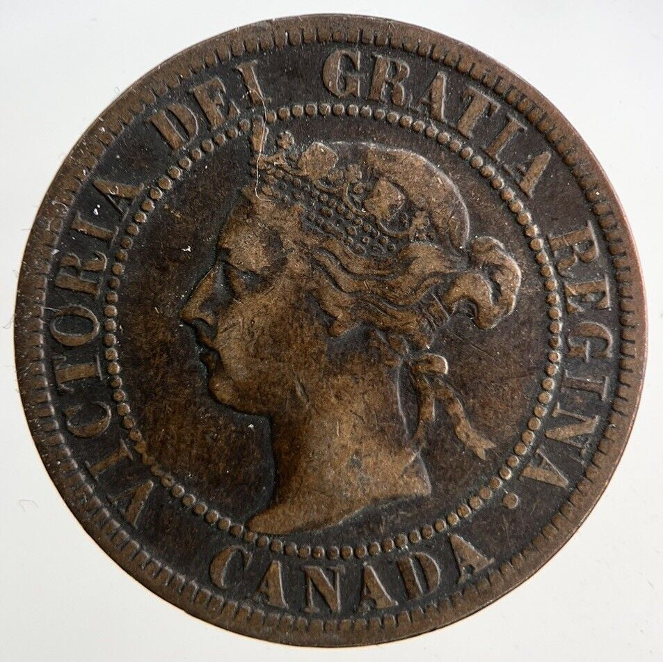 1897 Canada 1 One Cent Coin | Fine Collectable Grade