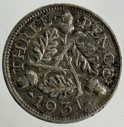 1931 George V Threepence Silver Coin | Collectable Grade
