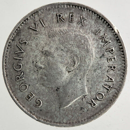 1942 South Africa Threepence Silver Coin | Very High Grade
