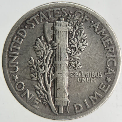 1942 USA US Mercury One Dime Silver Coin | Fine Collectable Grade