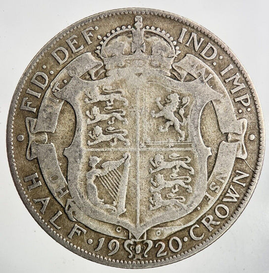 1920 George V Half - Crown Silver Coin | Collectable Grade