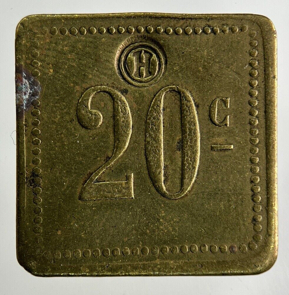 France Tramways 20 C Token Coin | Collectable Grade