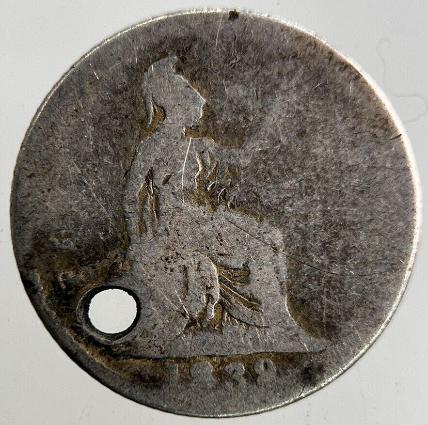 1839 Victoria Groat Four-Pence Silver Coin | Collectable Grade