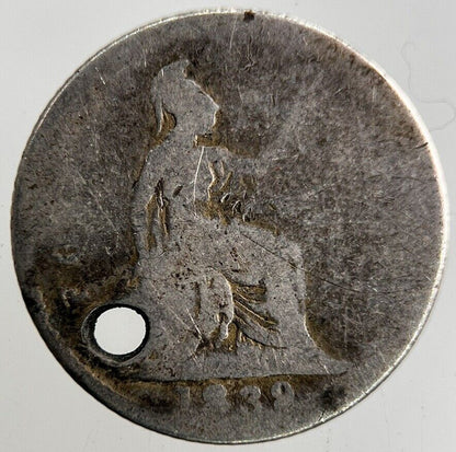 1839 Victoria Groat Four-Pence Silver Coin | Collectable Grade