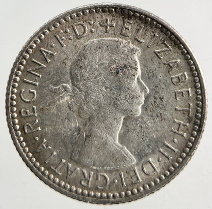1958 Australia Sixpence Silver Coin | Very High Grade