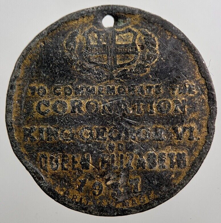 1937 George VI Coronation Medal | Fair Grade | a7189