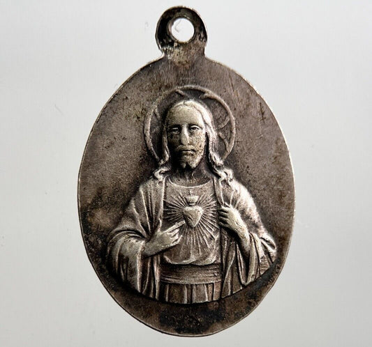 Old Religious Jesus Pendant Necklace Charm Amulet | Height 2cm | a2954