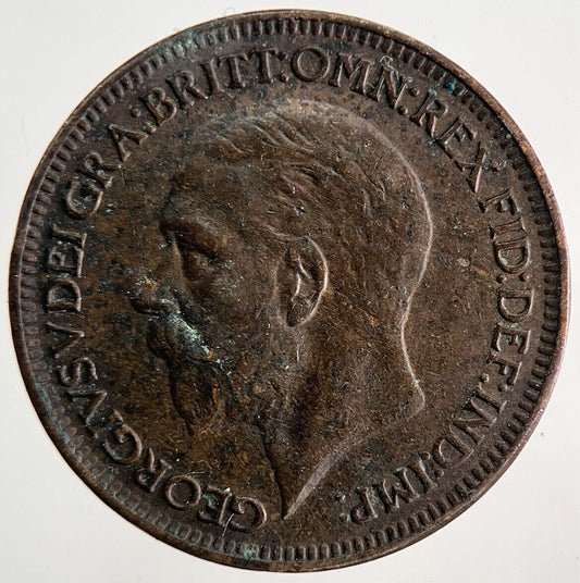1926 George V Farthing Coin | Very High Grade | a7428