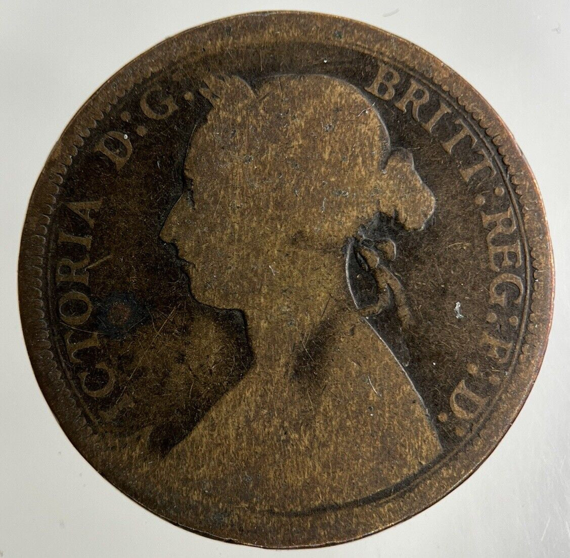 1890 Victoria Half - Penny Coin | Collectable Grade