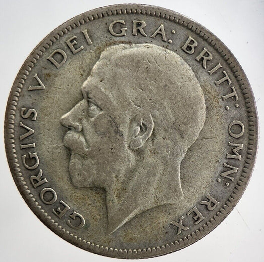 1929 George V Half - Crown Silver Coin | Fine Collectable Grade