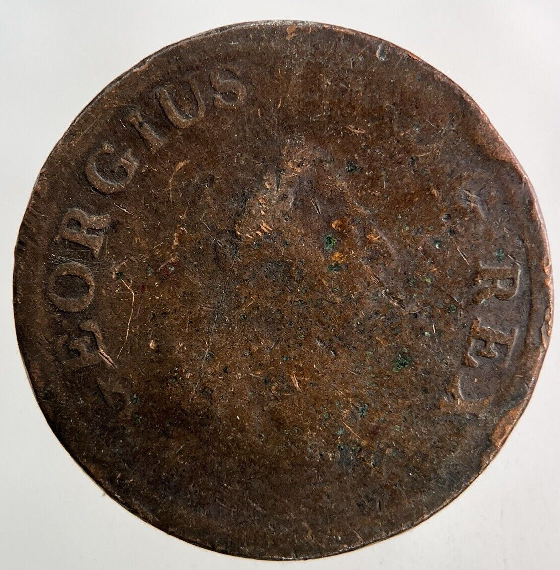 1806 Irish Half - Penny Coin | Fair Grade