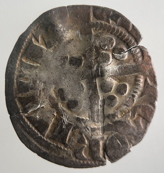 1272 - 1307 British Medieval Edward I 1st Penny Hammered Silver Coin | a4367