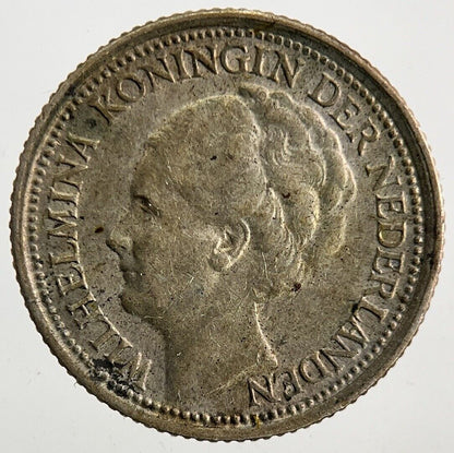 1939 Netherlands 10 Cents Silver Coin | Fine Collectable Grade