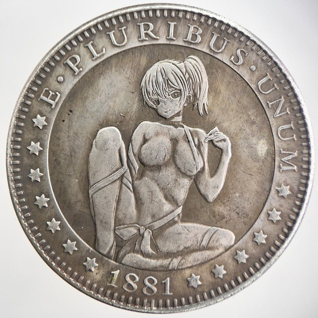 American Morgan Dollar Style Naked Nude Woman Coin | Collectable Grade | a379