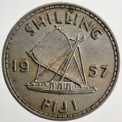 1957 Fiji One Shilling Coin | Very High Grade | a6569