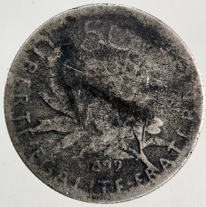 1899 France 50 Centimes Silver Coin | Fair Grade