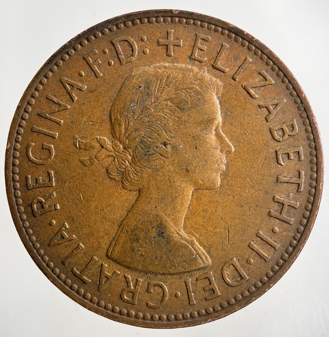 1961 Elizabeth II 2nd One Penny Coin | Fine Collectable Grade
