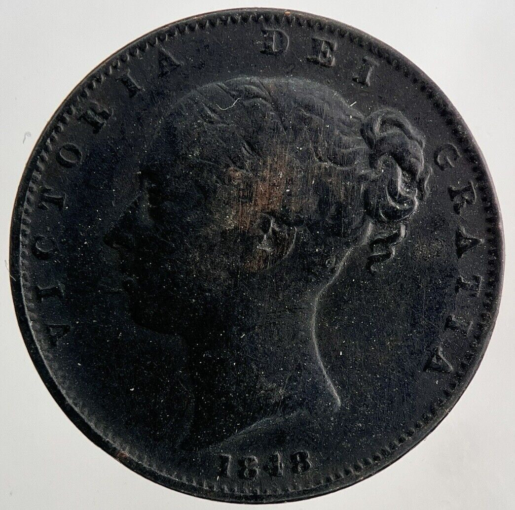 1848 Victoria Farthing Coin | Fine Collectable Grade