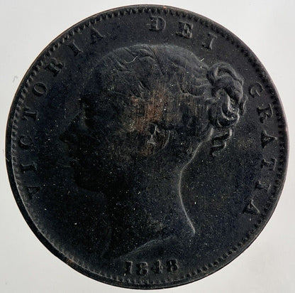 1848 Victoria Farthing Coin | Fine Collectable Grade