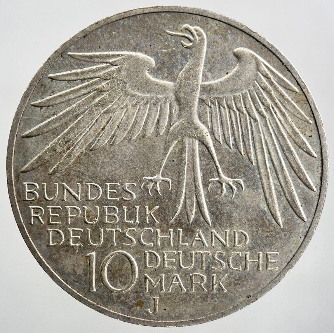 1972 - J 10 Mark Munich Olympics Silver Germany Coin | Collectable Grade | a1140
