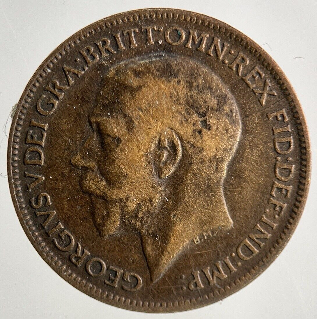 1917 George V Farthing Coin | Fine Collectable Grade
