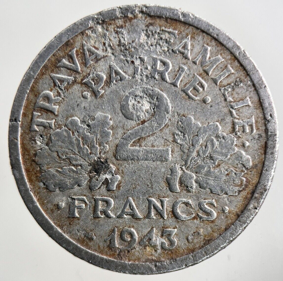 1943 France 2 Francs Coin | Collectable Grade