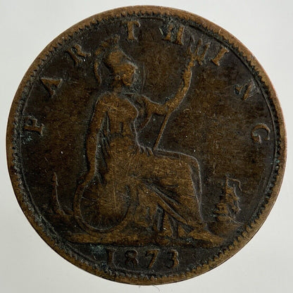 1873 Victoria Farthing Coin | Fine Collectable Grade