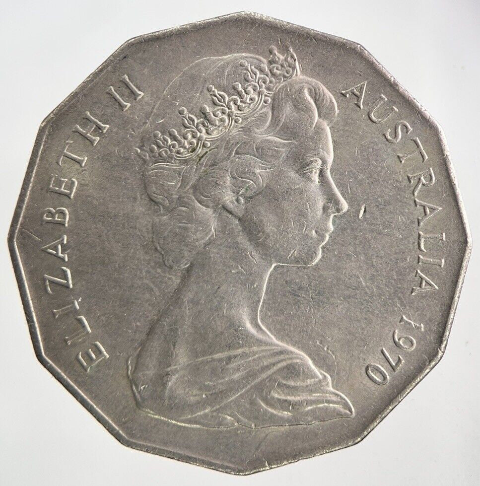 1970 Australia 50 Cents Coin | Fine Collectable Grade