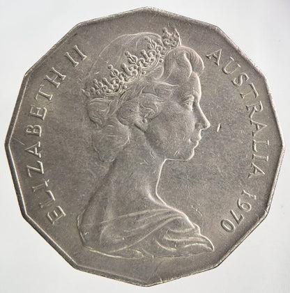 1970 Australia 50 Cents Coin | Fine Collectable Grade