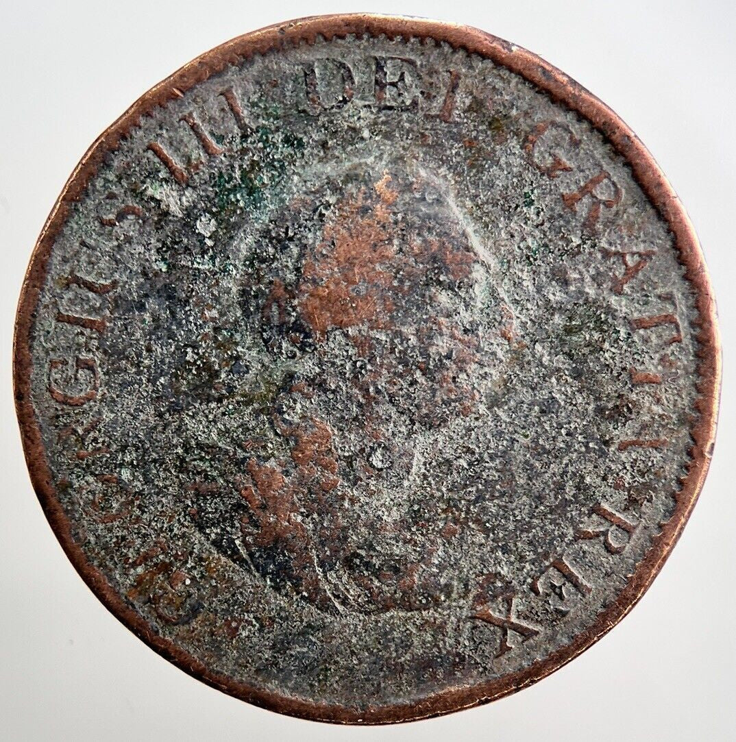 1799 George III 3rd Half - Penny Coin | Collectable Grade | a3380