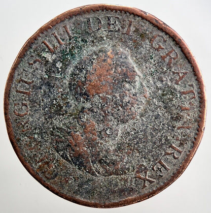 1799 George III 3rd Half - Penny Coin | Collectable Grade | a3380
