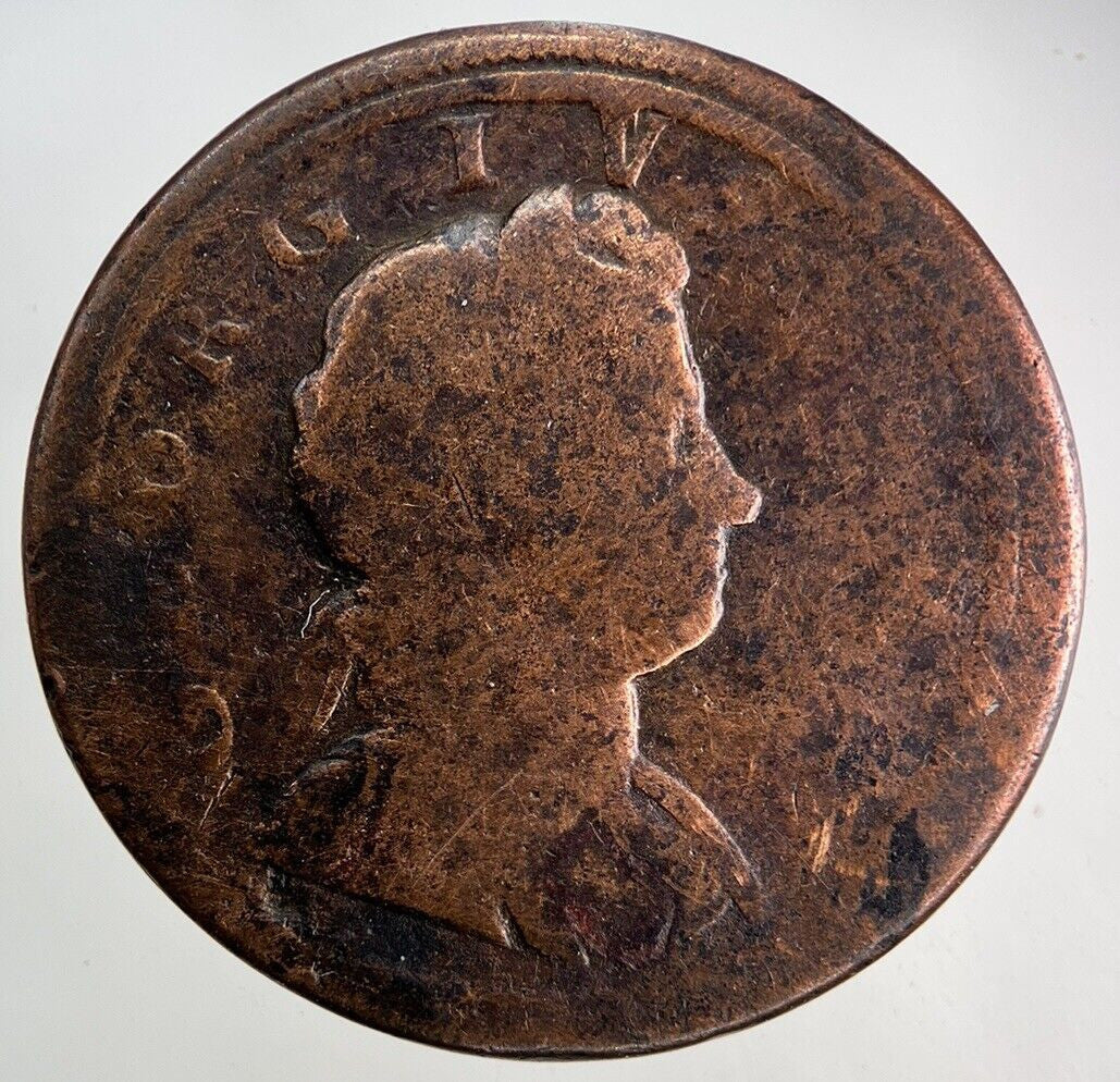 1722 George I 1st Half - Penny Coin | Collectable Grade