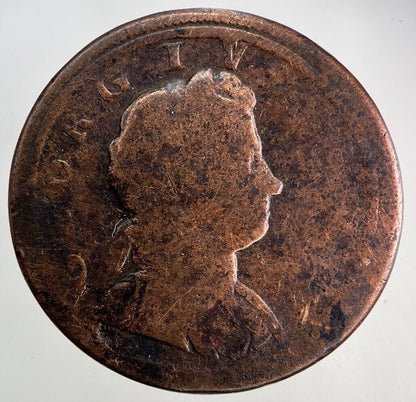 1722 George I 1st Half - Penny Coin | Collectable Grade