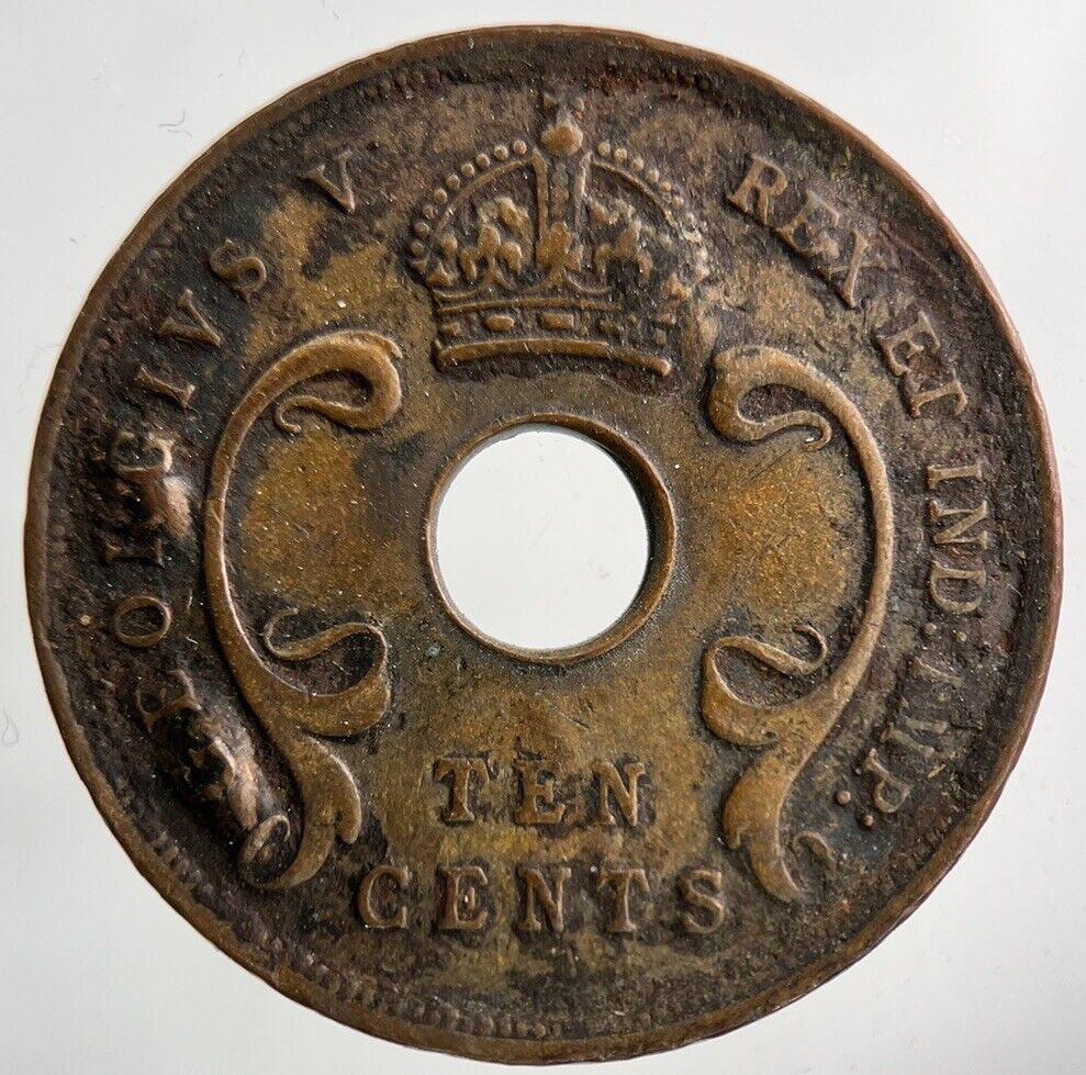 1922 East Africa 10 Cents Coin | Fine Collectable Grade