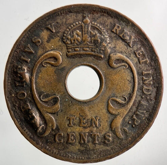 1922 East Africa 10 Cents Coin | Fine Collectable Grade