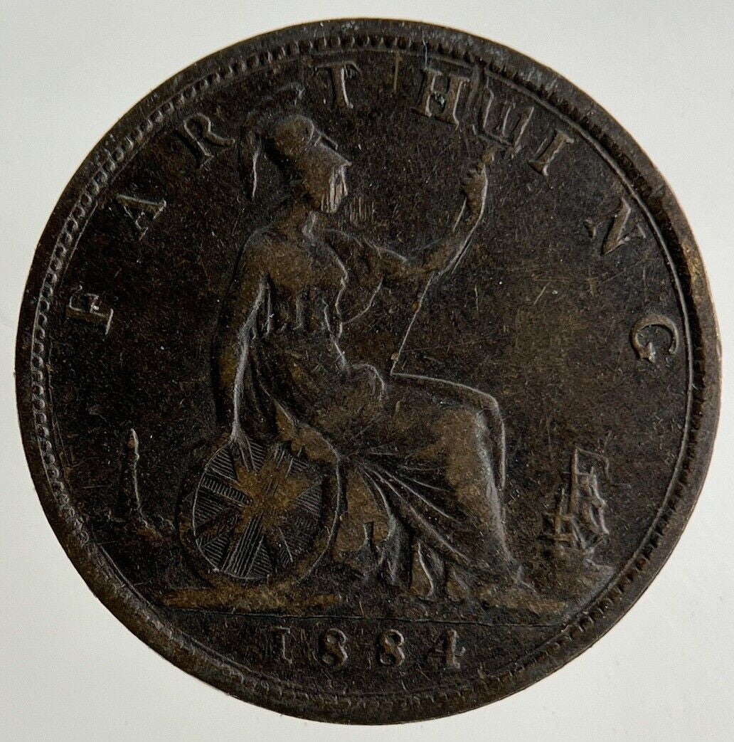 1884 Victoria Farthing Coin | Collectable Grade