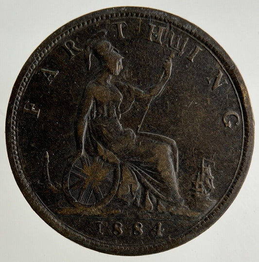 1884 Victoria Farthing Coin | Collectable Grade