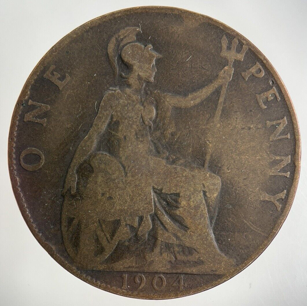 1904 Edward VII One Penny Coin | Collectable Grade
