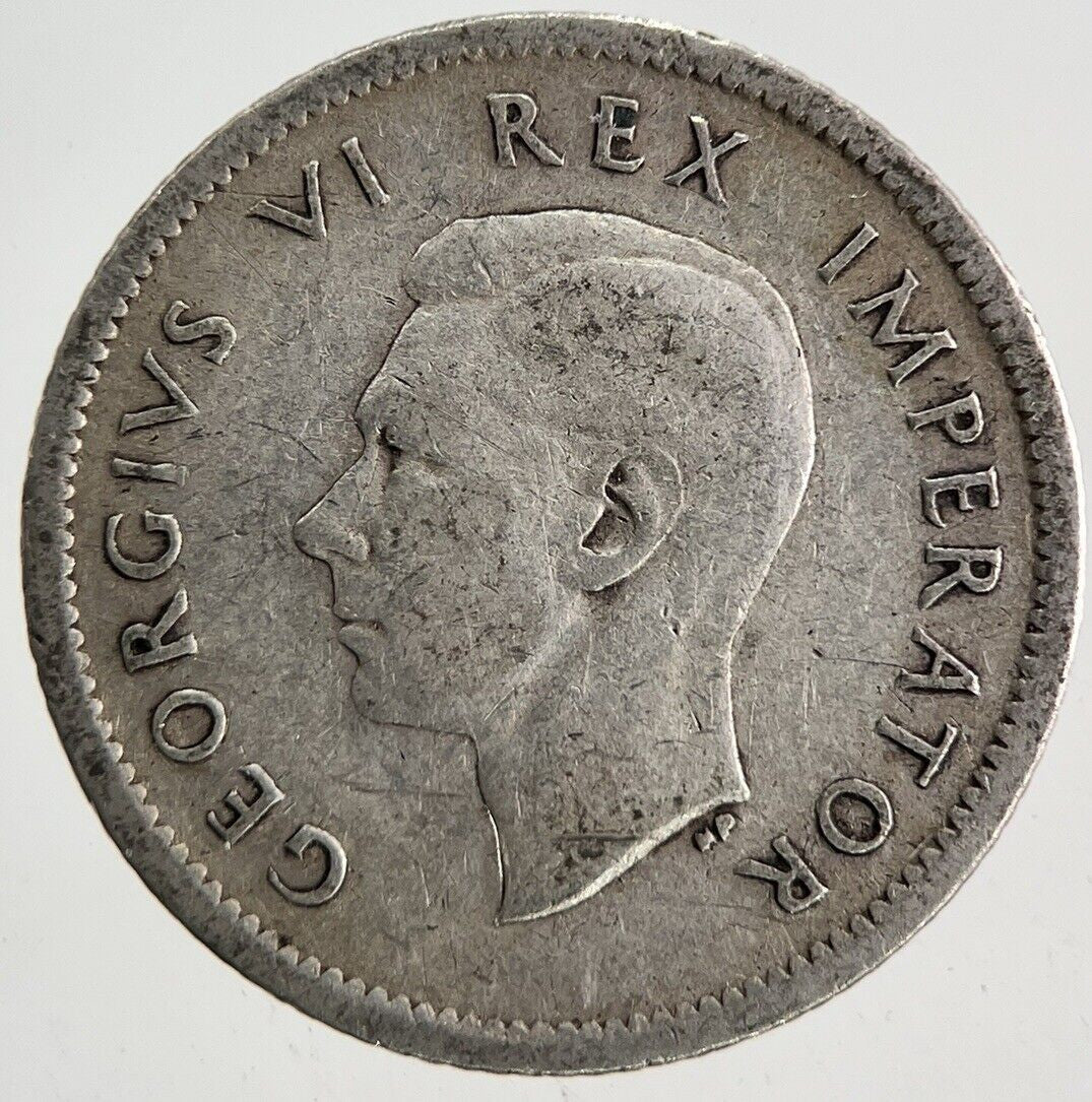 1940 South Africa Sixpence Silver Coin | Fine Collectable Grade