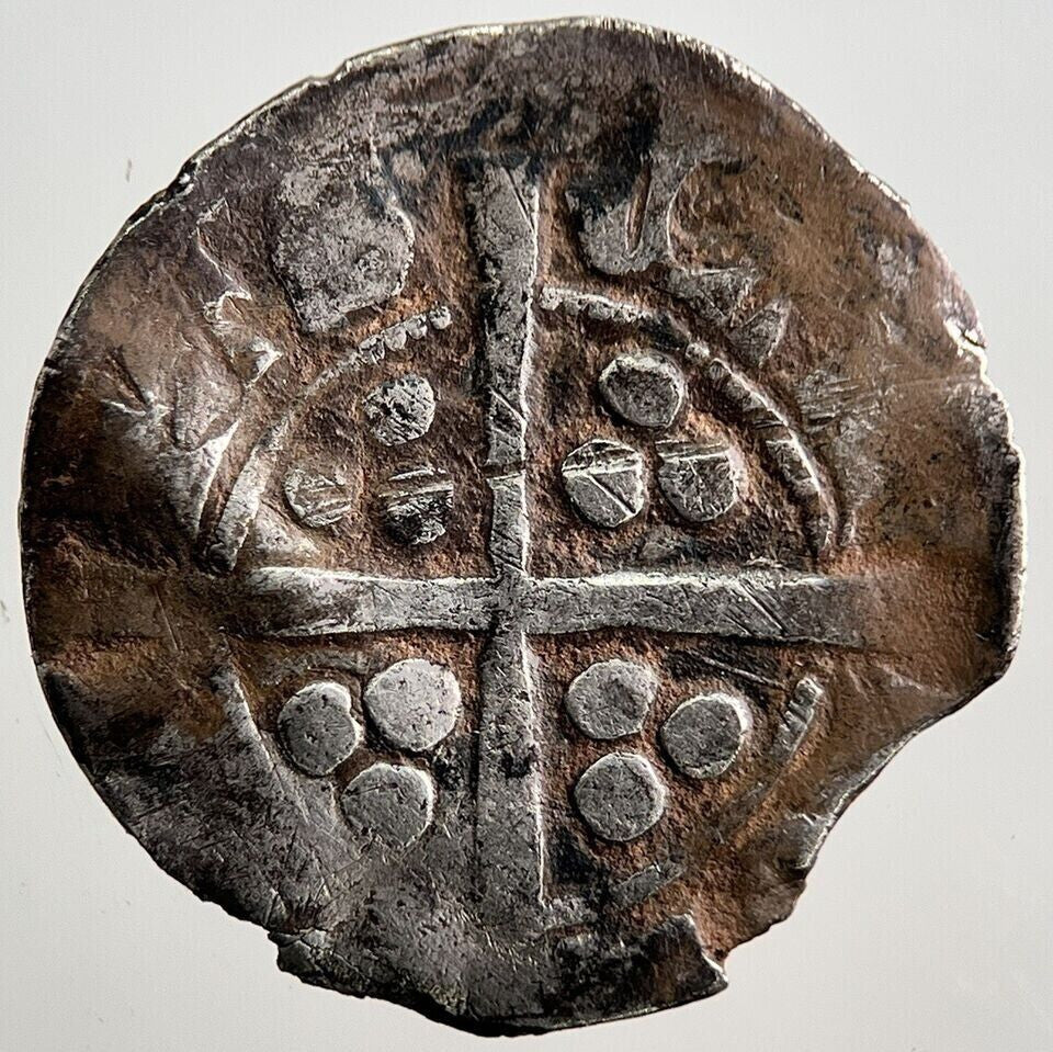 1272 - 1307 British Medieval Edward I 1st Penny Hammered Silver Coin | a3252