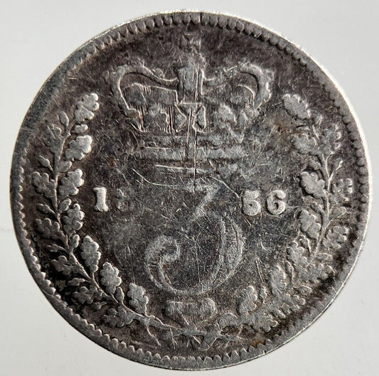 1856 Victoria Threepence Silver Coin | Collectable Grade