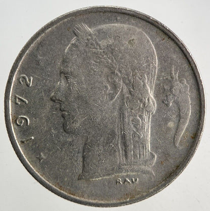 1972 Belgium 1 Franc Coin | Fine Collectable Grade
